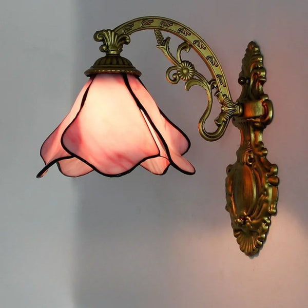 Applique murale fleur style tiffany