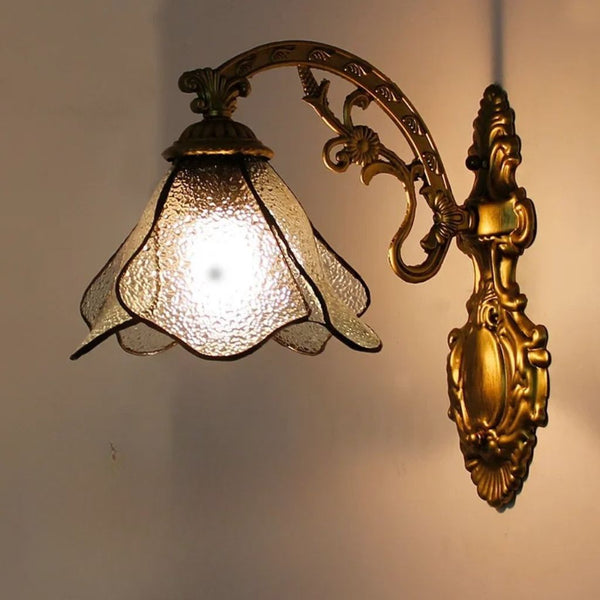 Applique murale fleur style tiffany