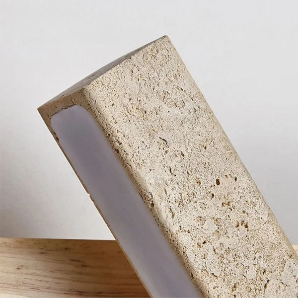 Applique murale travertin orientable