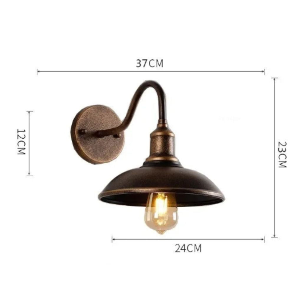 Applique murale exterieur led vintage