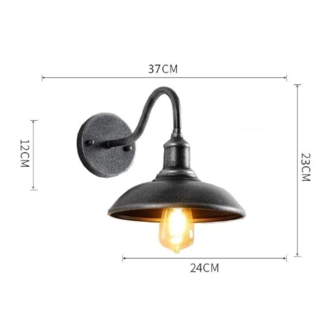 Applique murale exterieur led vintage