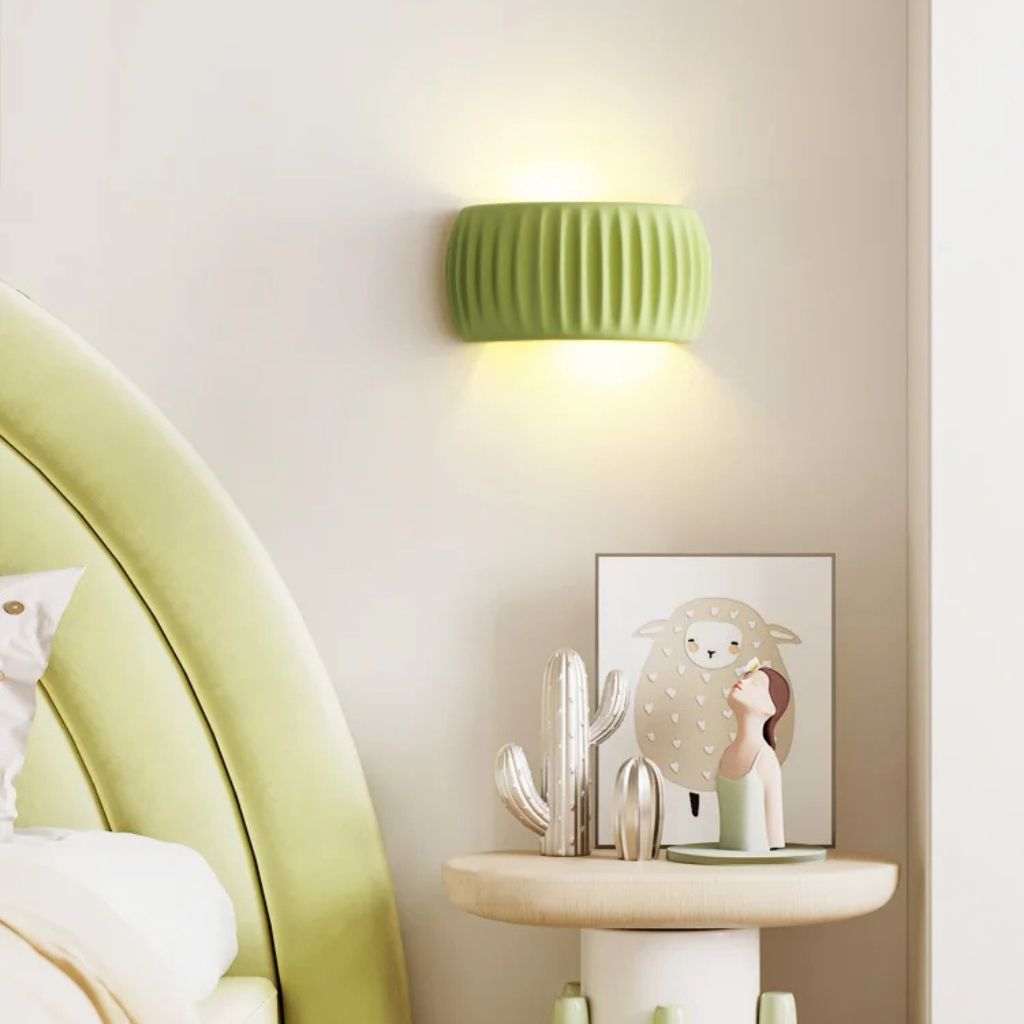 Applique murale verte simple