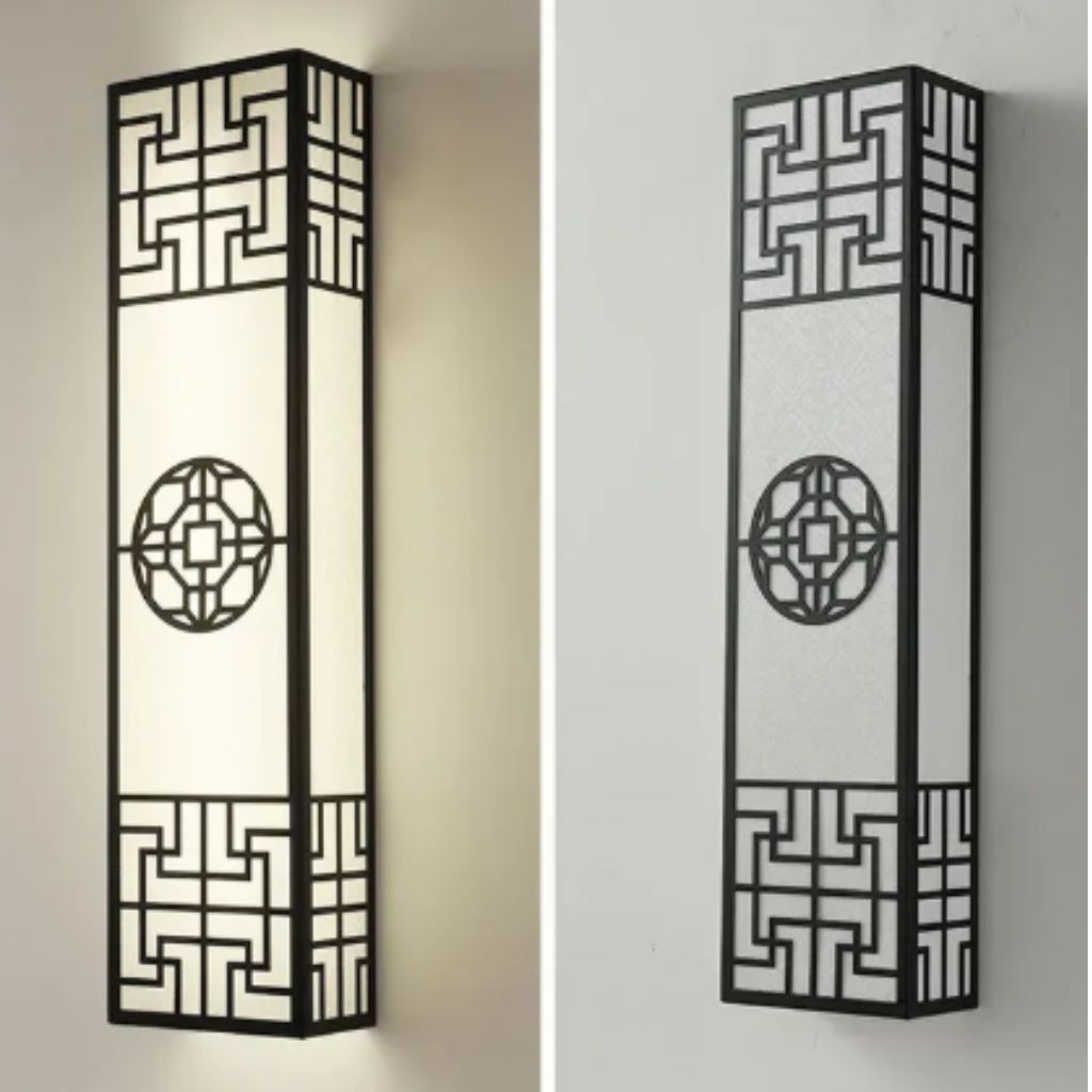 Applique murale style japonais en tissu