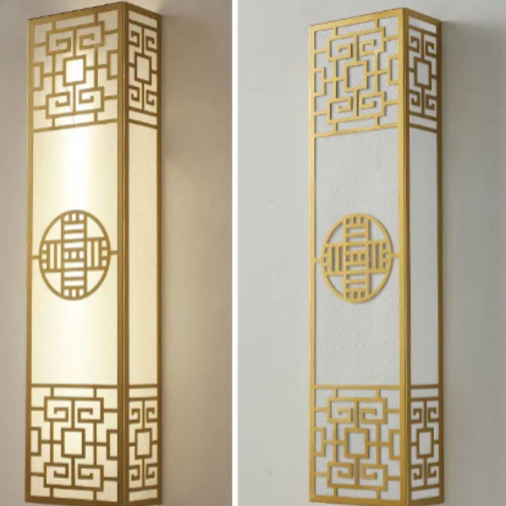 Applique murale style japonais en tissu