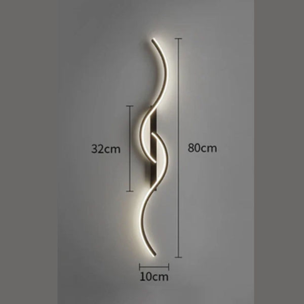 Applique murale noire design interieur