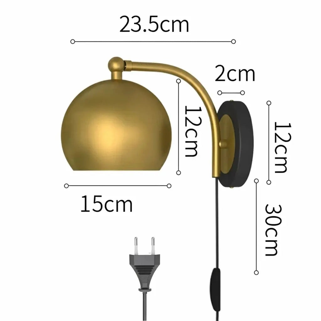 Applique murale interieur avec interrupteur