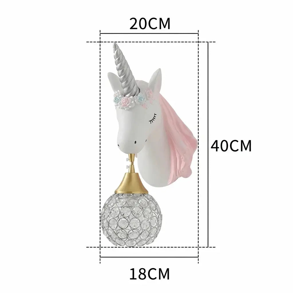 Applique murale licorne