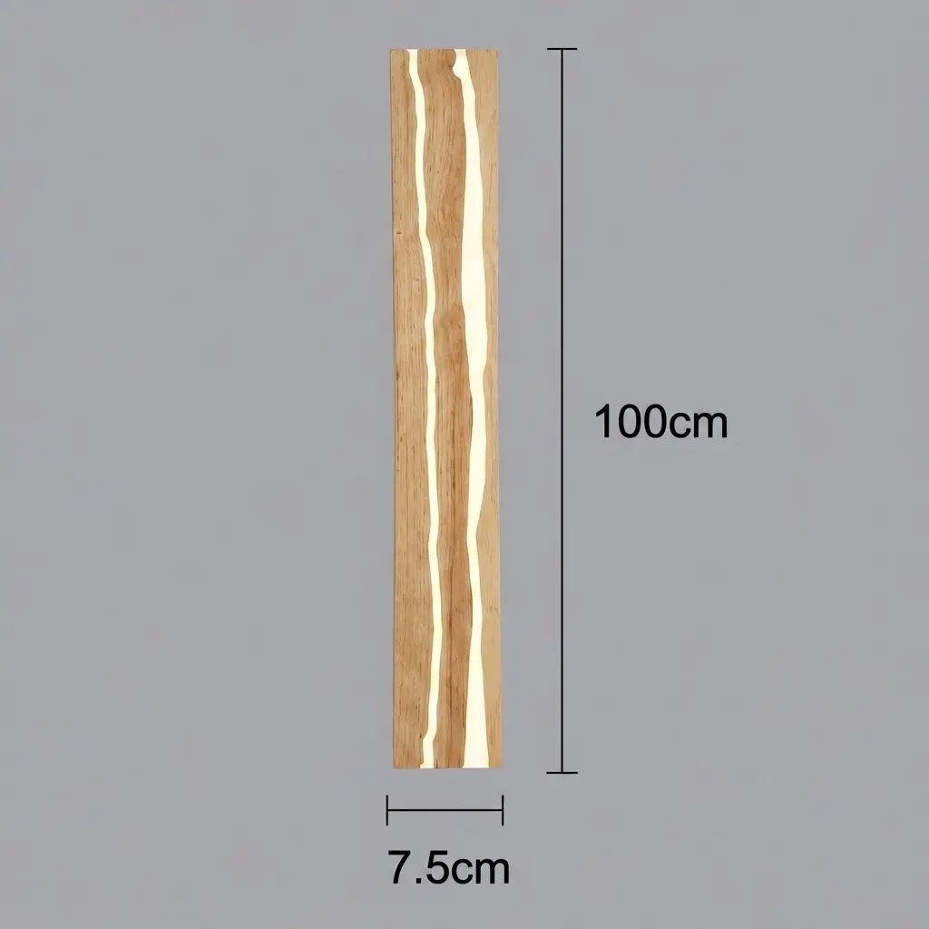 Applique murale grande en bois