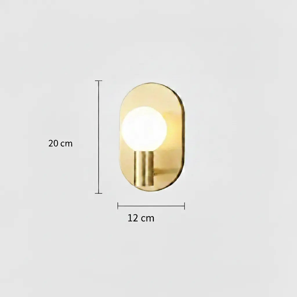 Applique murale cercle led