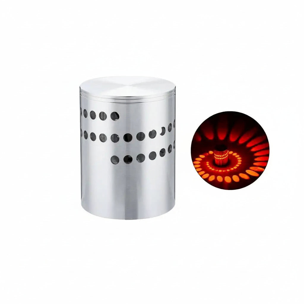 Applique murale LED spirale RGB
