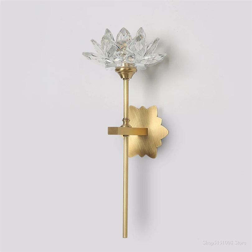 Applique murale en forme de fleur