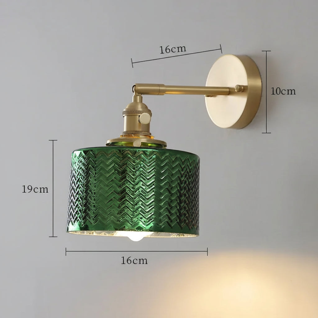 Applique murale nordique vert