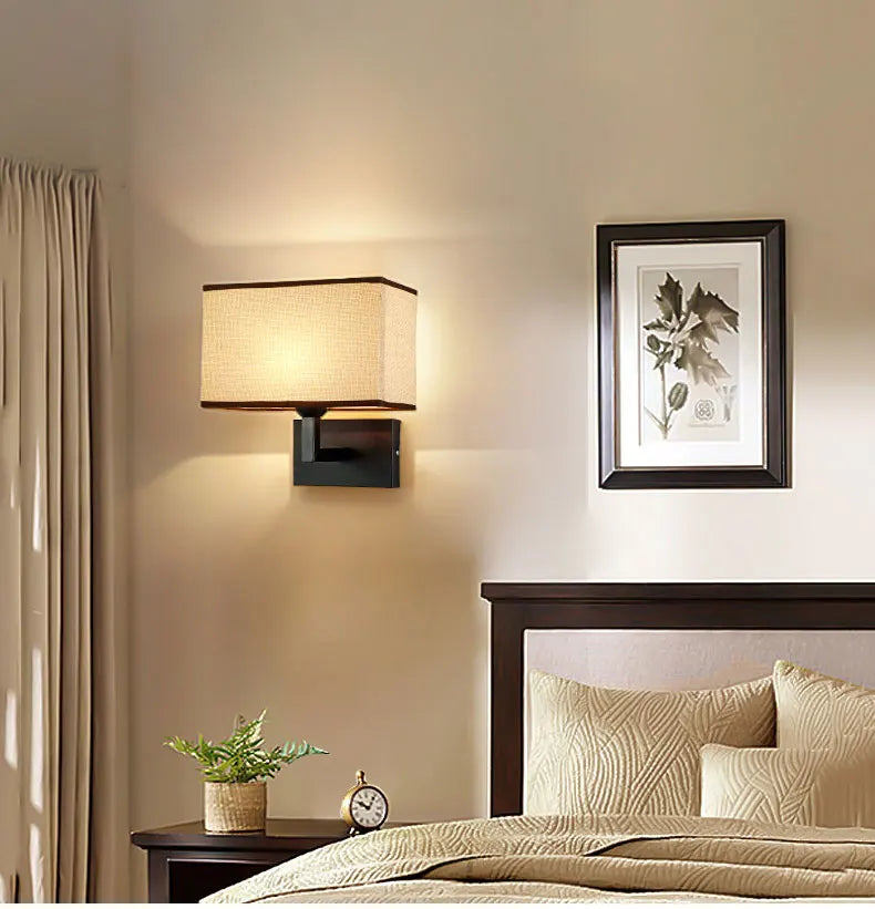 Applique murale rétro beige
