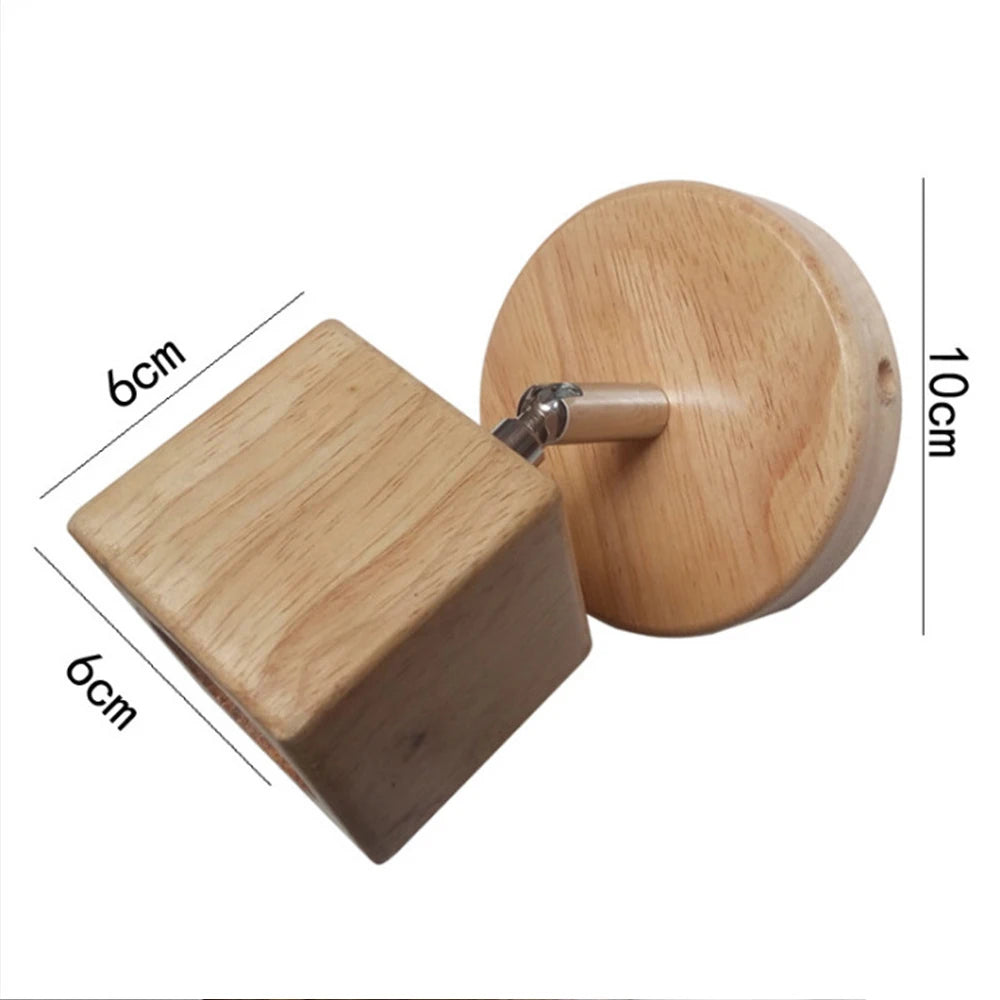 Applique murale bois ampoule