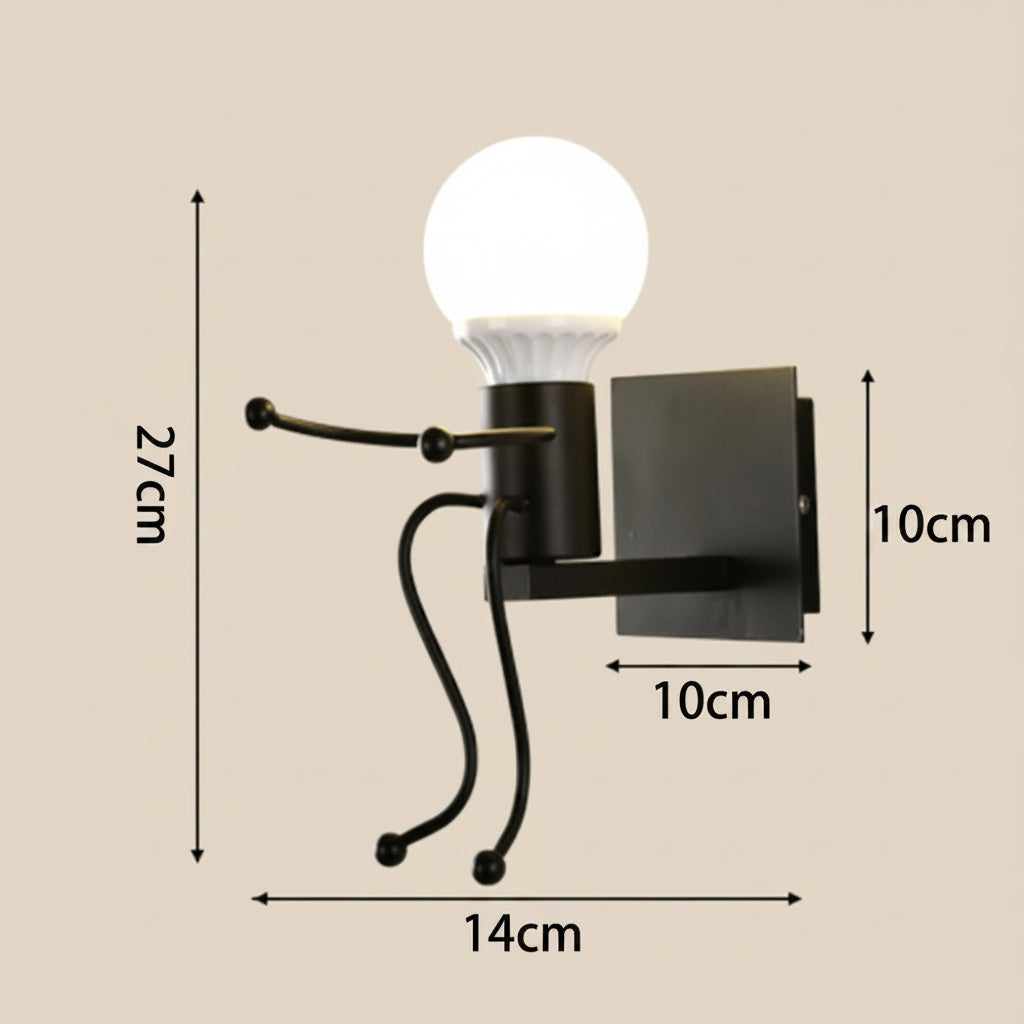 Applique murale toilette originale