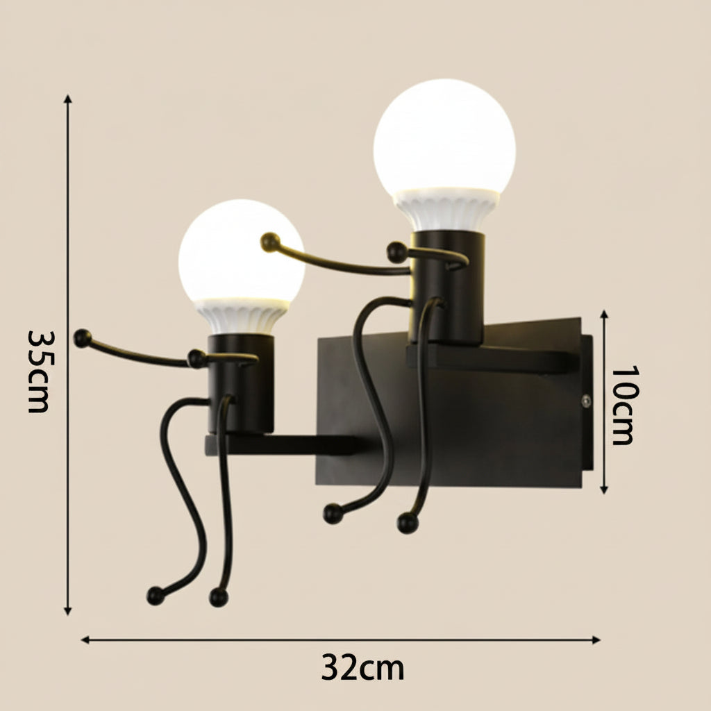 Applique murale toilette originale
