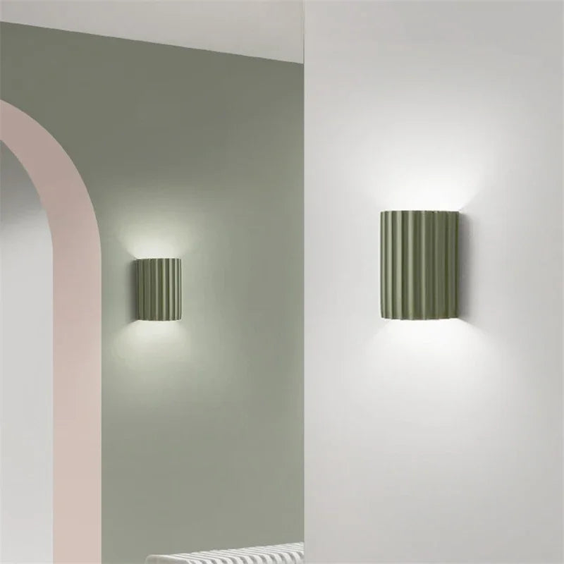 Applique murale minimaliste verte