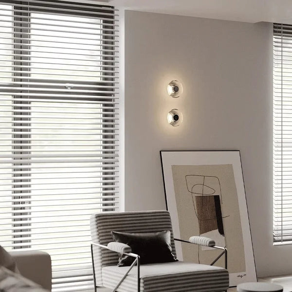 Applique murale en verre moderne