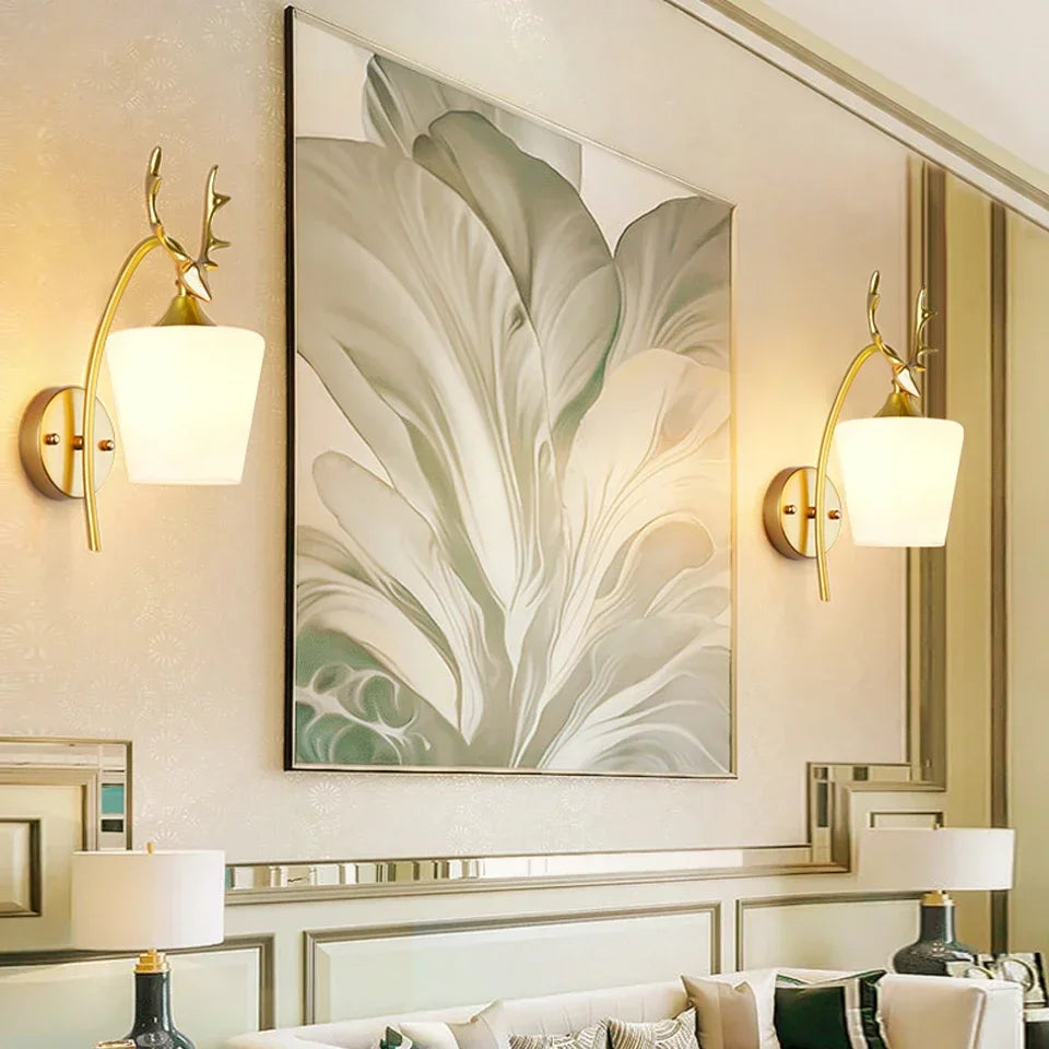 Applique murale cerf design