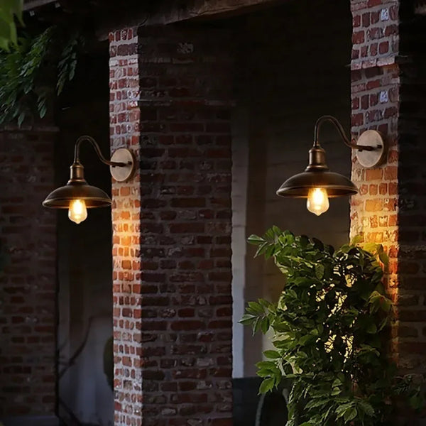 Applique murale exterieur led vintage
