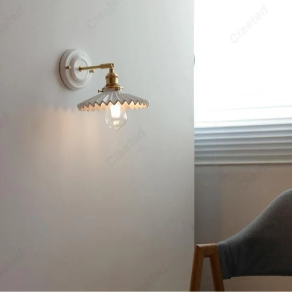 Applique murale retro en verre
