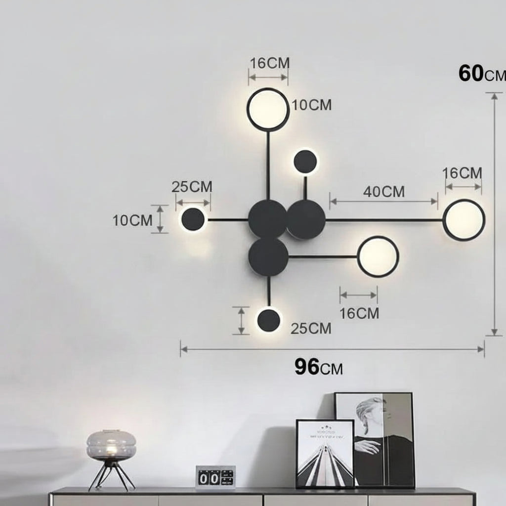 Applique murale salon led design
