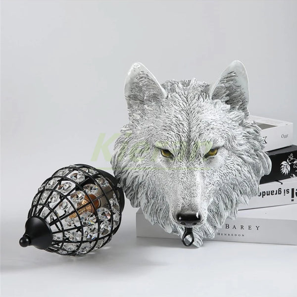 Applique murale loup