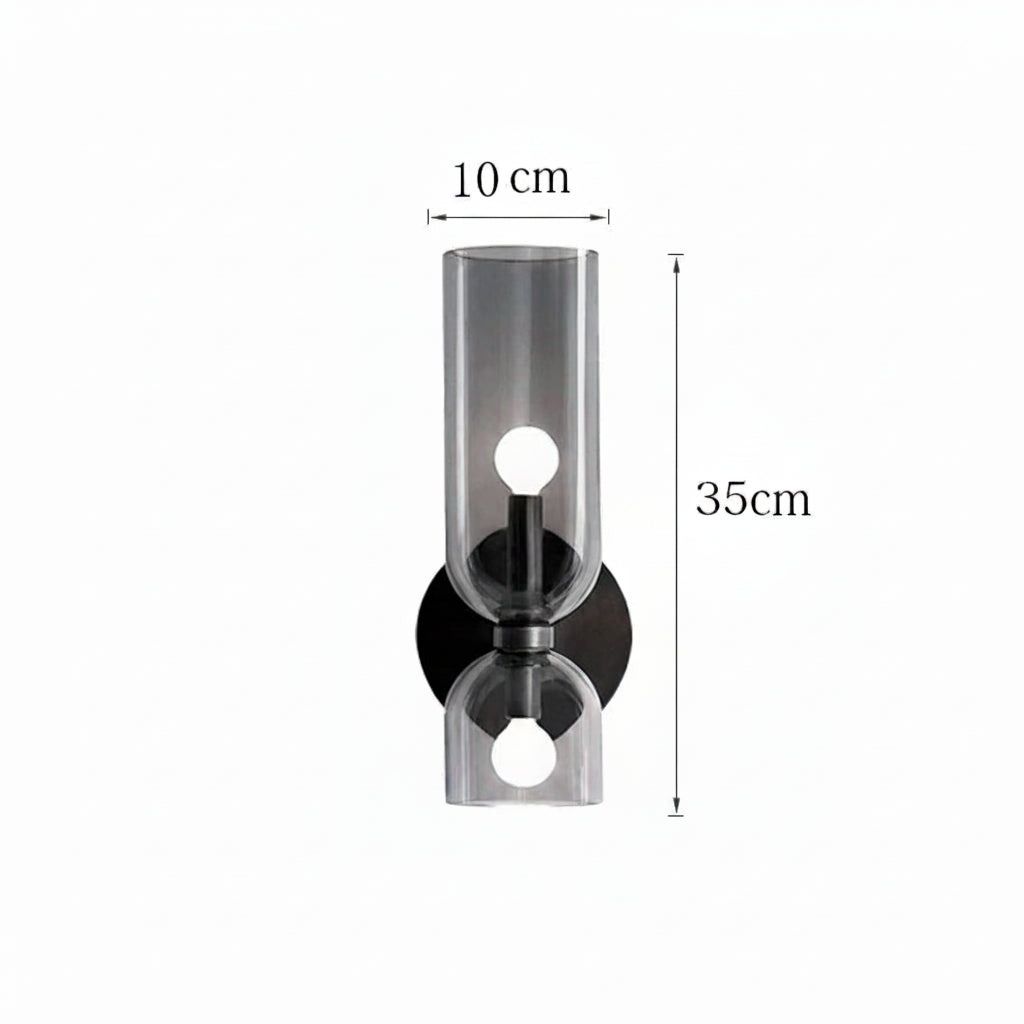 Applique murale double vase