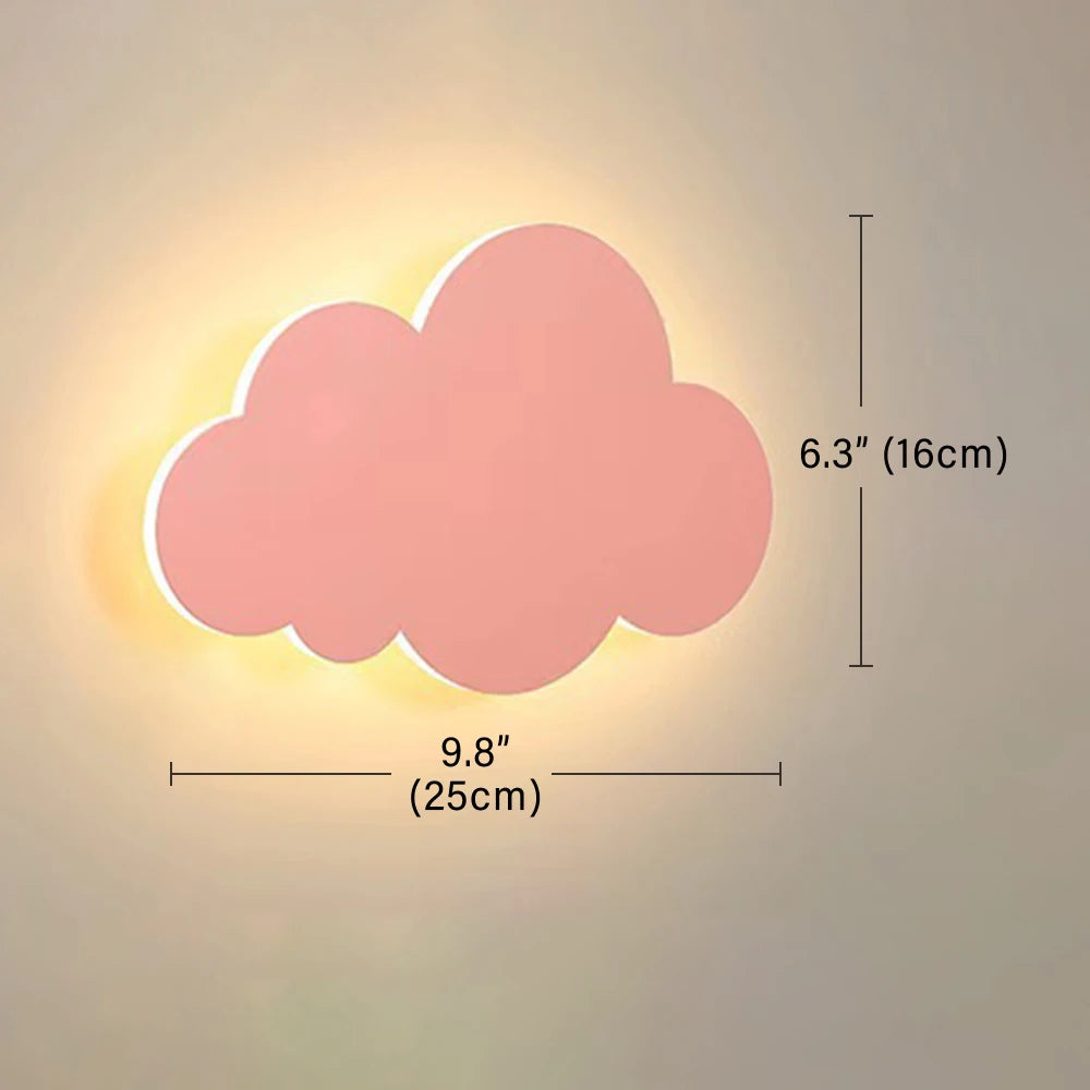 Applique murale nuage led