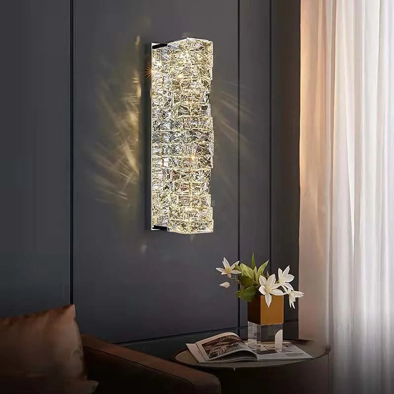 Applique murale artisanale en verre