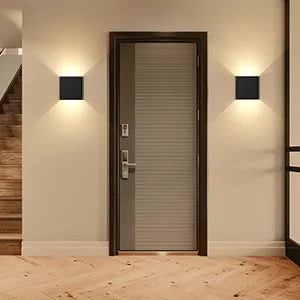 Applique murale LED carré sconce 6W intérieur extérieur