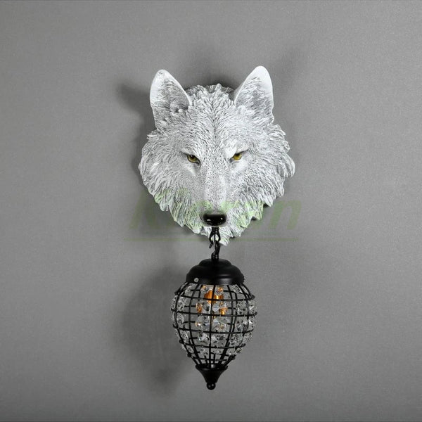Applique murale loup