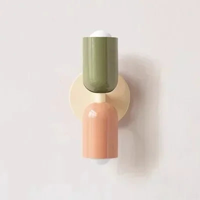 Applique murale scandinave verte