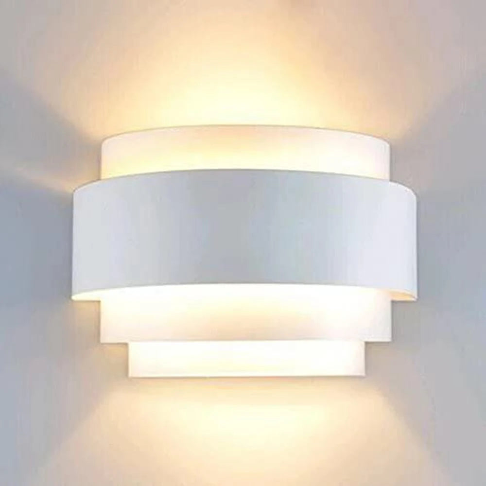 Applique murale baroque blanche
