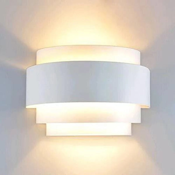 Applique murale baroque blanche