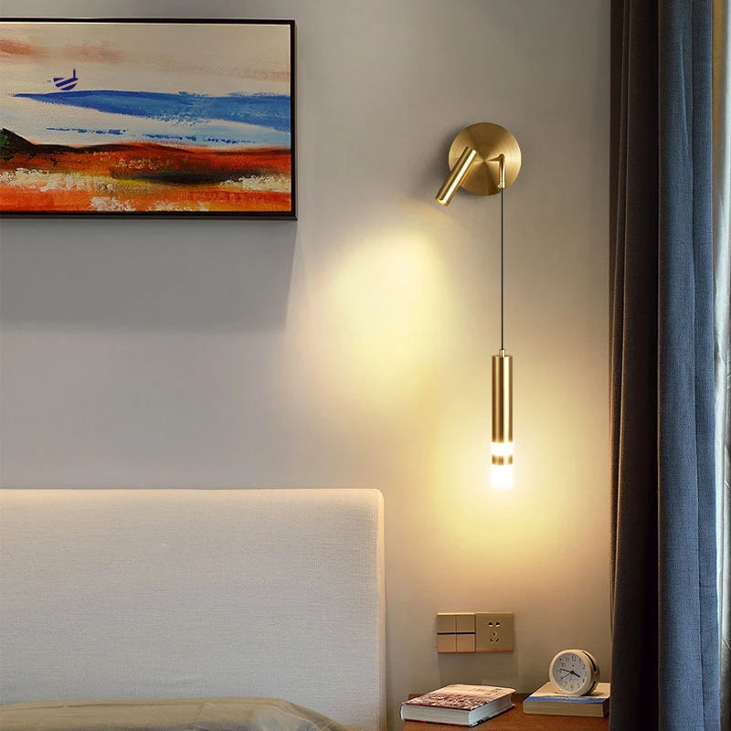 Applique murale avec liseuse design