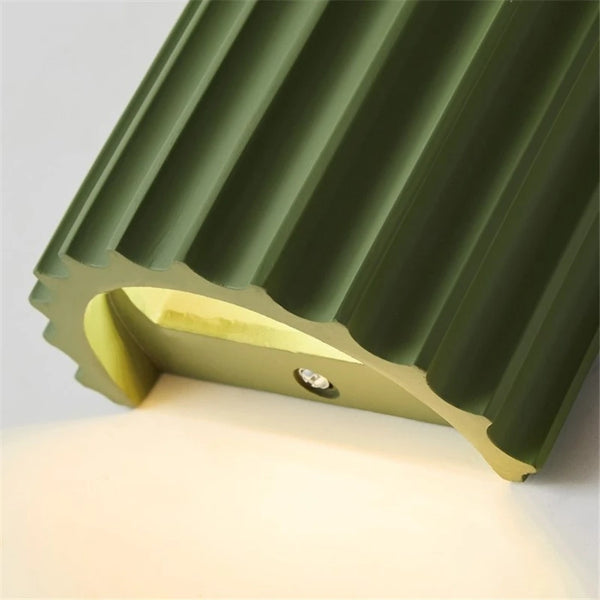 Applique murale minimaliste verte