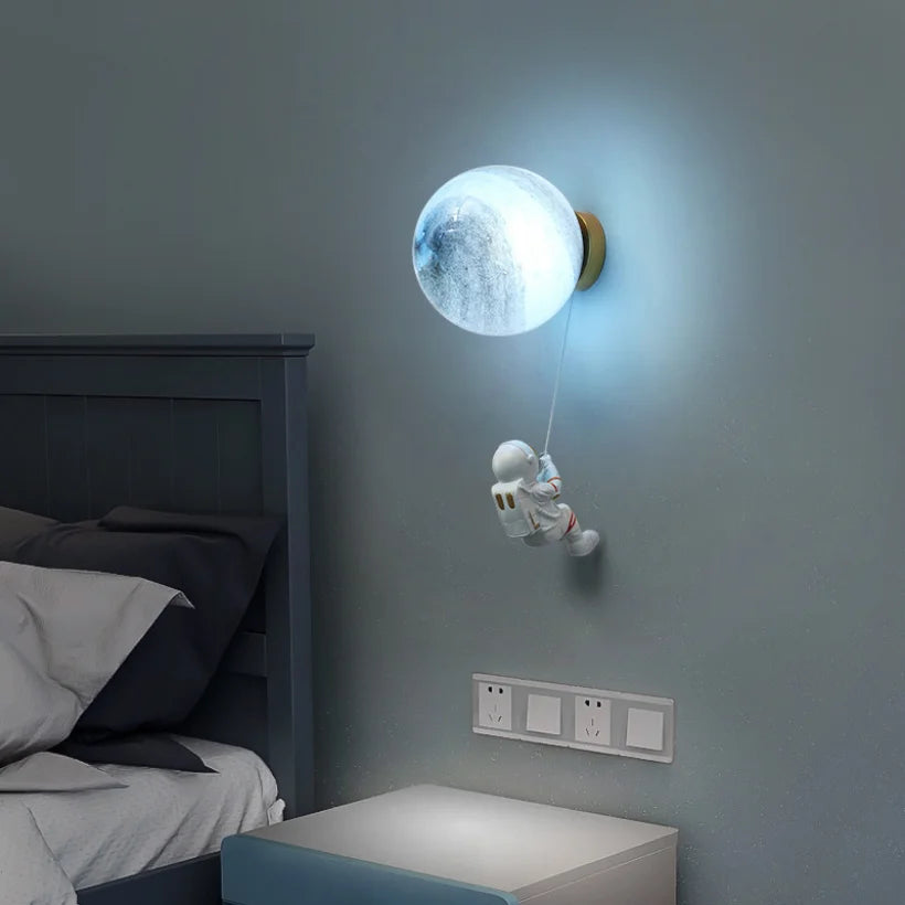 Applique murale enfant planète Lune