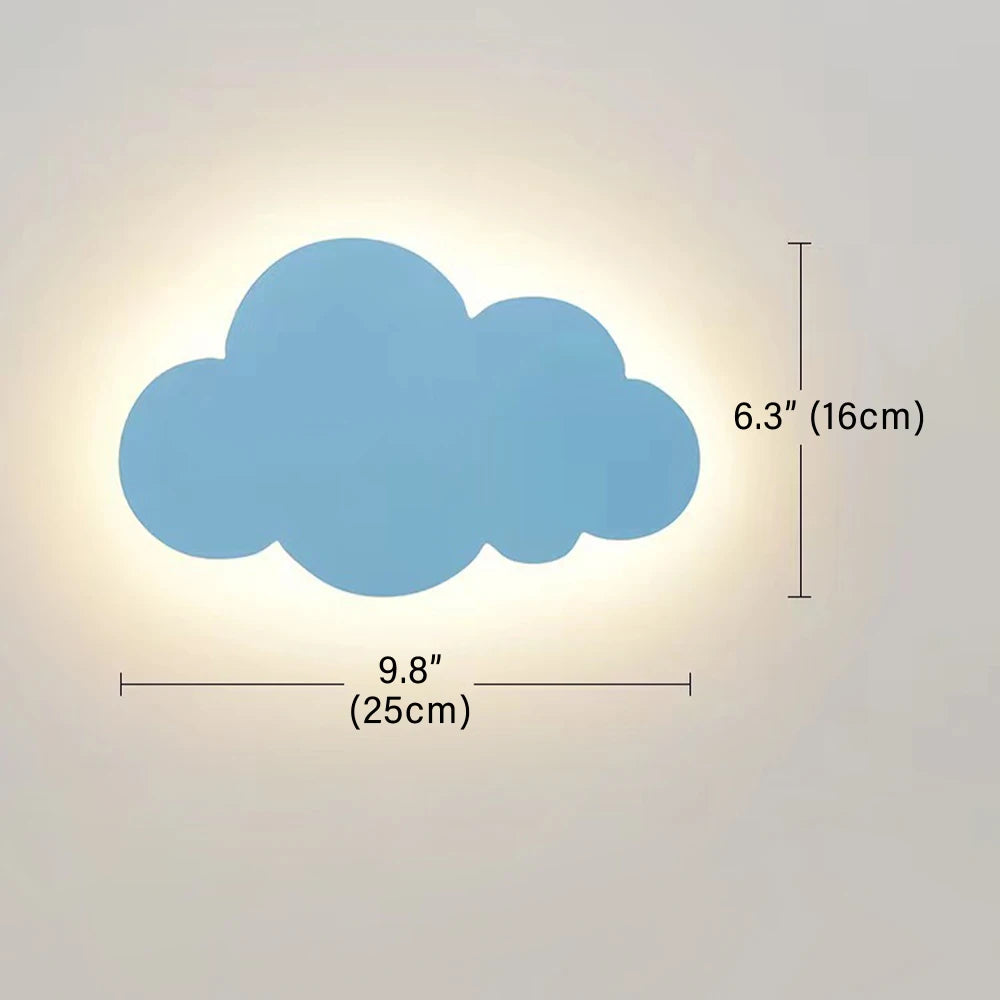 Applique murale nuage led