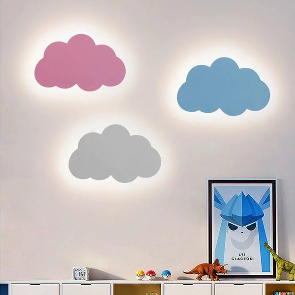Applique murale nuage led