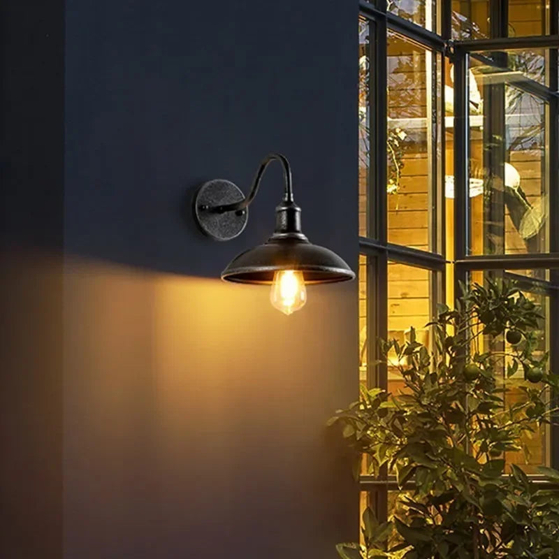 Applique murale exterieur led vintage