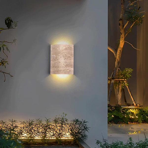 Applique murale travertin naturel