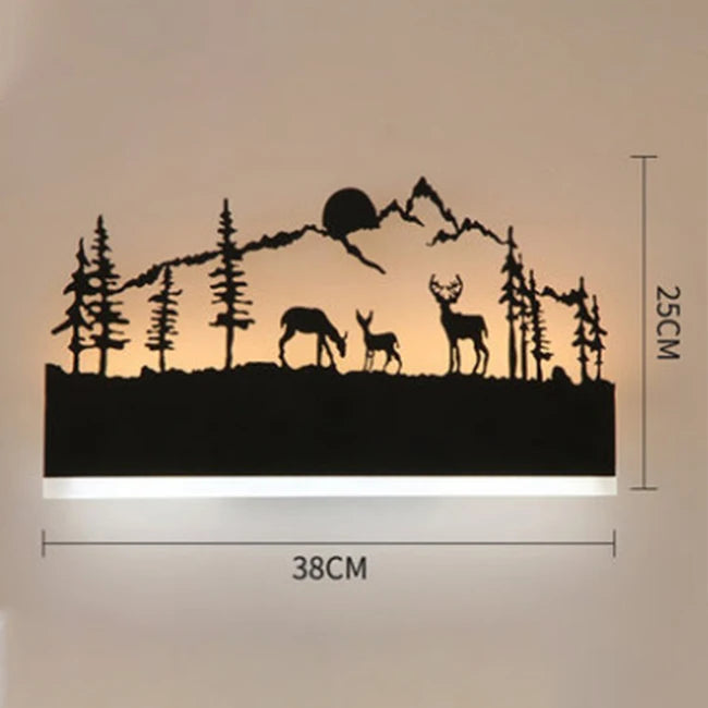 Applique murale silhouettes animaux