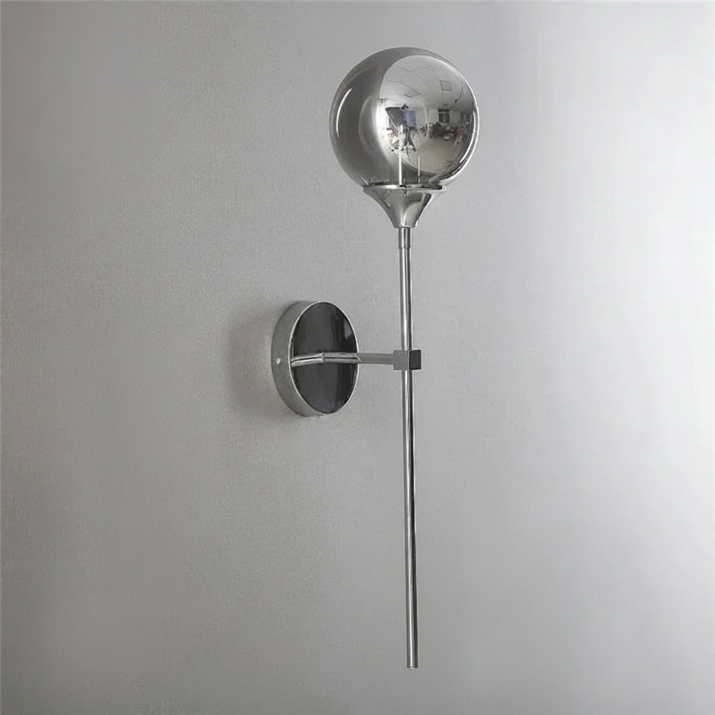 Applique murale boule en verre nordique