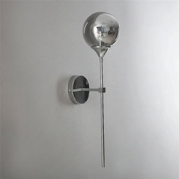 Applique murale boule en verre nordique