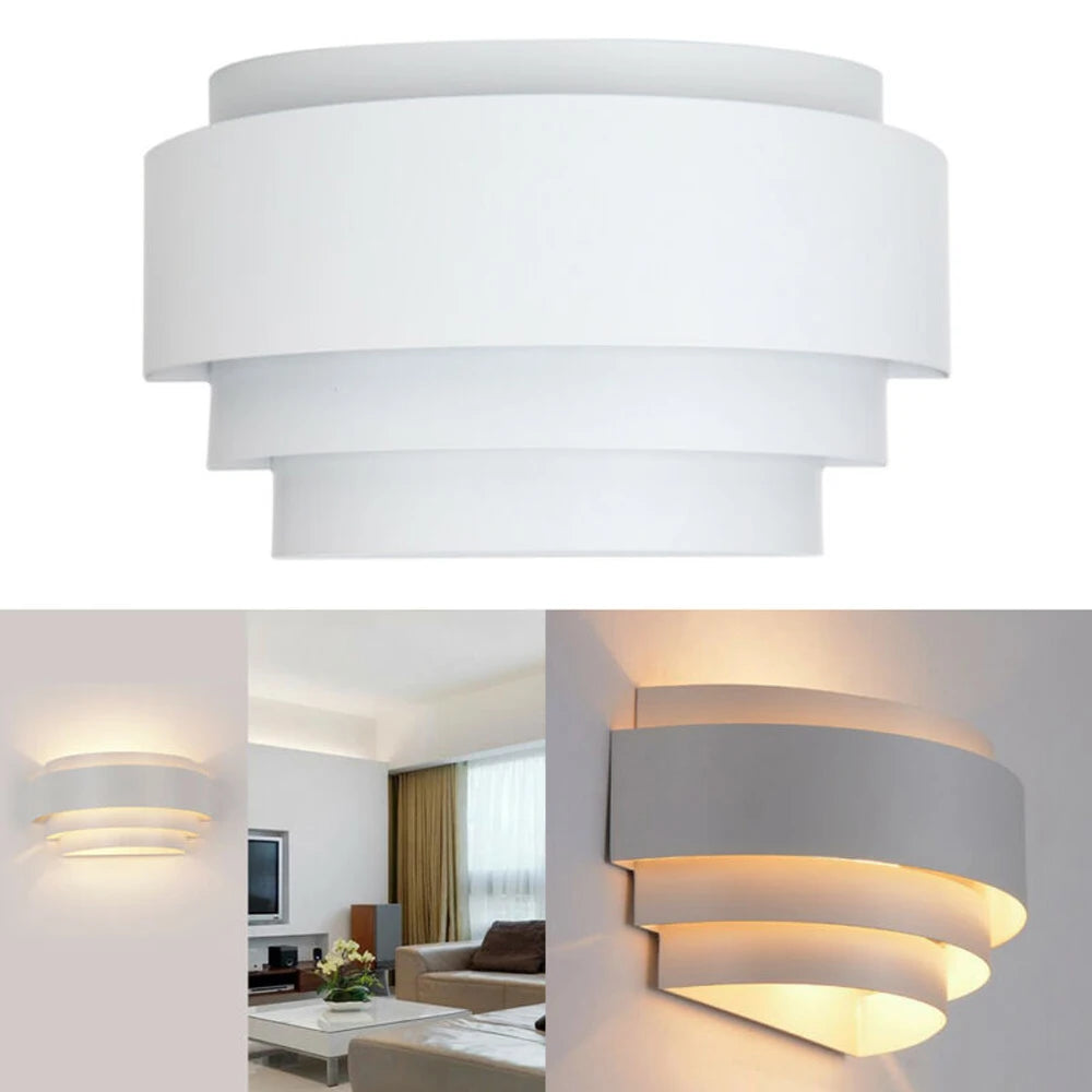 Applique murale baroque blanche