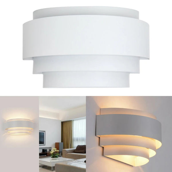 Applique murale baroque blanche