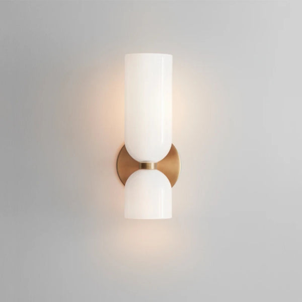 Applique murale double vase