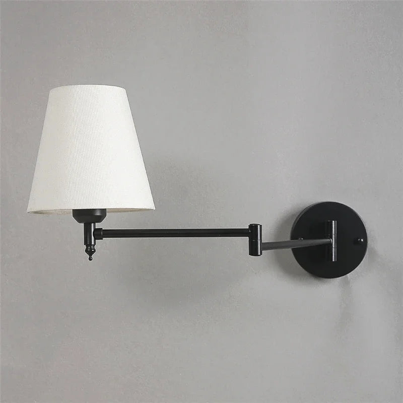 Applique murale articulée en tissu