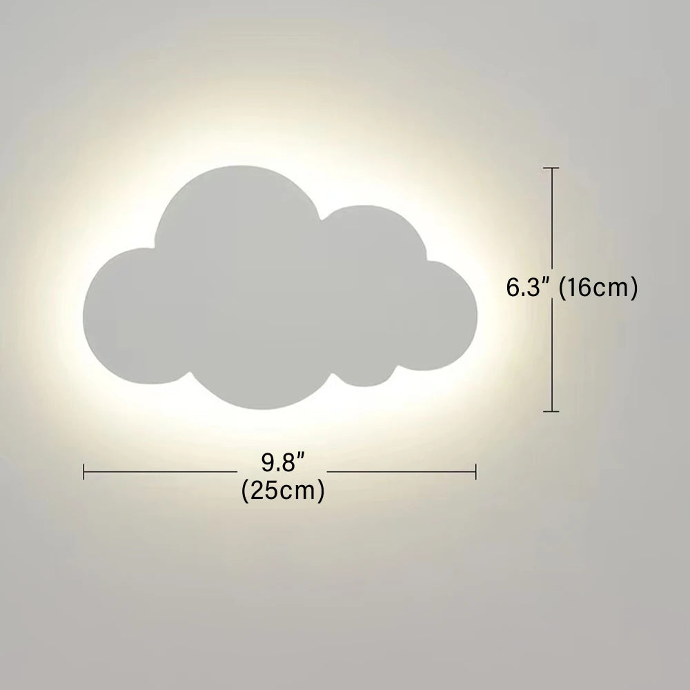 Applique murale nuage led
